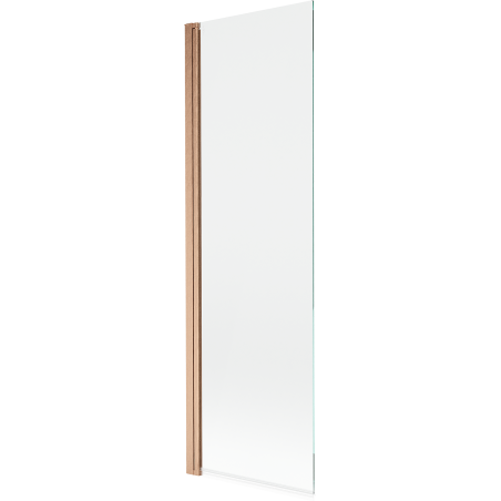 Mexen Mist 1-panel Shower Screen 70 x 150 cm, Transparent, Brushed Copper - 8A9-070-001-65-00