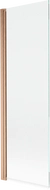 Mexen Mist 1-panel Shower Screen 70 x 150 cm, Transparent, Brushed Copper - 8A9-070-001-65-00