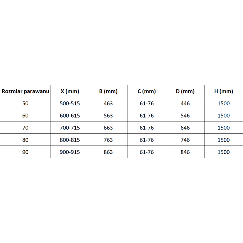 Mexen Mist 1-wing shower screen 80 x 150 cm, transparent, brushed copper - 8A9-080-001-65-00