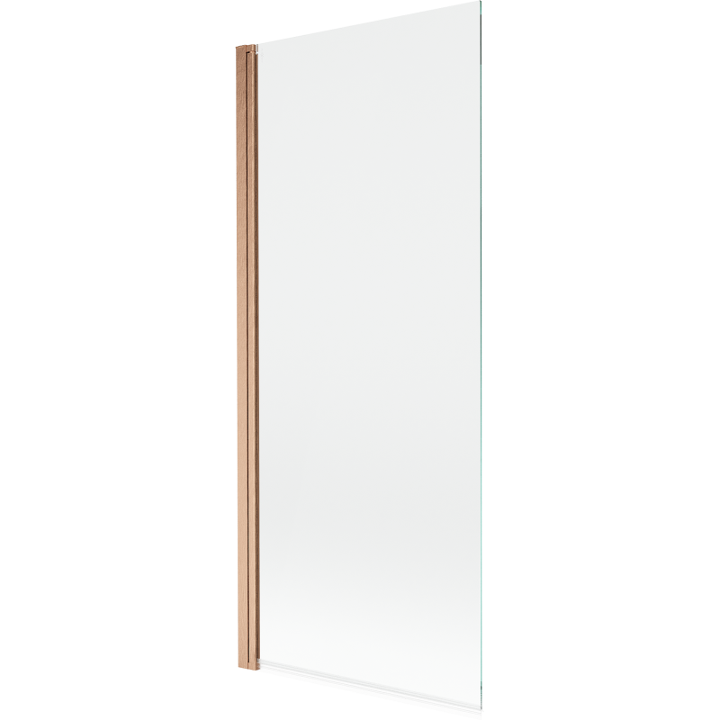 Mexen Mist 1-wing shower screen 80 x 150 cm, transparent, brushed copper - 8A9-080-001-65-00