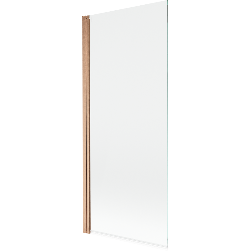 Mexen Mist shower screen 1-door 80 x 150 cm, transparent, brushed copper - 8A9-080-001-65-00