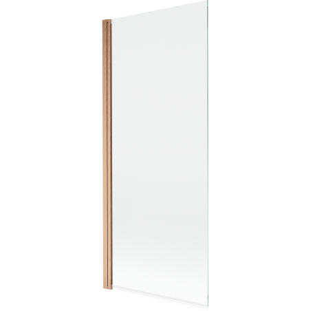 Mexen Mist shower screen 1-door 80 x 150 cm, transparent, brushed copper - 8A9-080-001-65-00