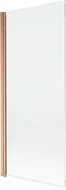 Mexen Mist 1-wing shower screen 80 x 150 cm, transparent, brushed copper - 8A9-080-001-65-00