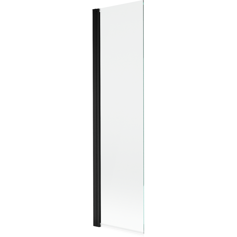 Mexen Mist shower screen 1-wing 50 x 150 cm, transparent, black - 8A9-050-001-70-00