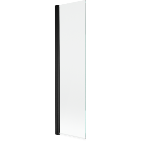 Mexen Mist shower screen 1-wing 50 x 150 cm, transparent, black - 8A9-050-001-70-00