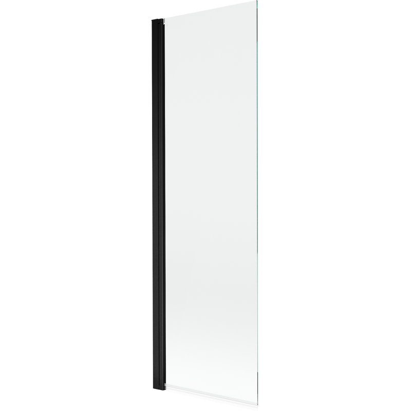 Mexen Mist shower screen 1-wing 60 x 150 cm, transparent, black - 8A9-060-001-70-00