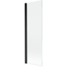 Mexen Mist shower screen 1-wing 60 x 150 cm, transparent, black - 8A9-060-001-70-00
