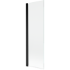 Mexen Mist shower screen 1-winged 70 x 150 cm, transparent, black - 8A9-070-001-70-00