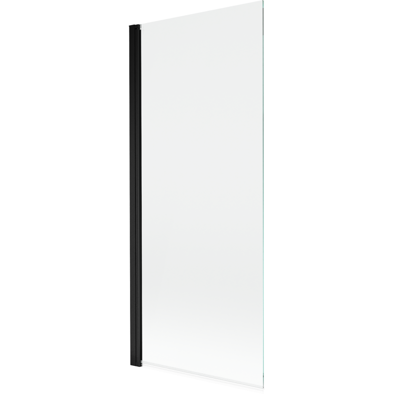 Mexen Mist shower partition 1-wing 80 x 150 cm, transparent, black - 8A9-080-001-70-00