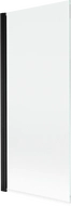 Mexen Mist shower partition 1-wing 80 x 150 cm, transparent, black - 8A9-080-001-70-00