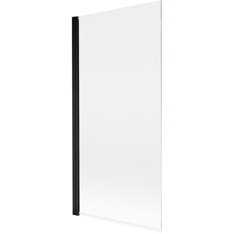 Mexen Mist shower screen 1-wing 90 x 150 cm, transparent, black - 8A9-090-001-70-00