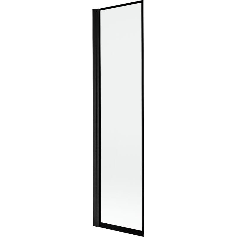 Mexen Mist 1-wing Left Shower Screen 50 x 150 cm, Black Frame, Black - 8A9-050-001-70-70-L