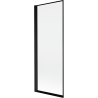 Mexen Mist 1-wing Left Shower Screen 70 x 150 cm, Black Frame, Black - 8A9-070-001-70-70-L