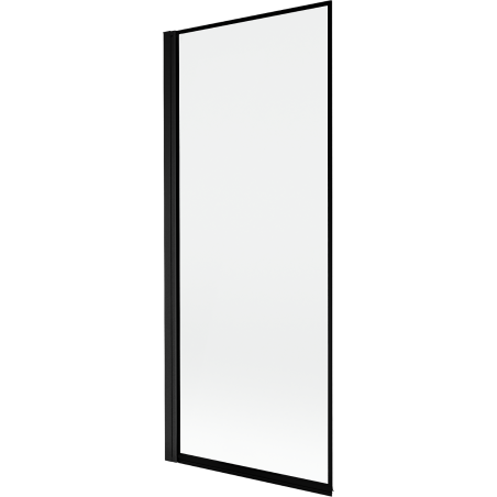 Mexen Mist 1-panel left shower screen 80 x 150 cm, black frame, black - 8A9-080-001-70-70-L