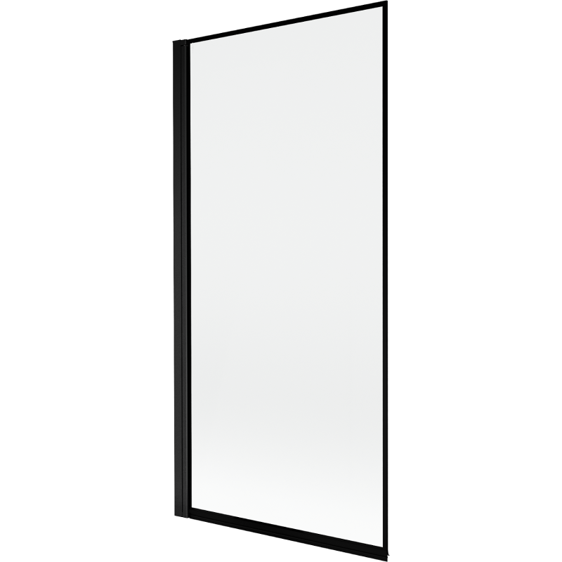 Mexen Mist Shower Screen 1-Panel Left 90 x 150 cm, Black Frame, Black - 8A9-090-001-70-70-L