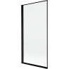 Mexen Mist Shower Screen 1-Panel Left 90 x 150 cm, Black Frame, Black - 8A9-090-001-70-70-L