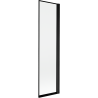 Mexen Mist bath screen 1-wing right 50 x 150 cm, black frame, black - 8A9-050-001-70-70-P
