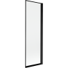 Mexen Mist shower screen 1-wing right 60 x 150 cm, black frame, black - 8A9-060-001-70-70-P