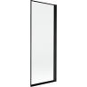 Mexen Mist 1-panel Bath Screen Right 70 x 150 cm, Black Frame, Black - 8A9-070-001-70-70-P