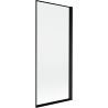 Mexen Mist shower screen 1-wing right 80 x 150 cm, black frame, black - 8A9-080-001-70-70-P