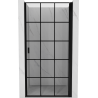 Mexen Mist-B shower door right-hinged 80 cm, black grid, black - 8A2-080-000-70-77-P