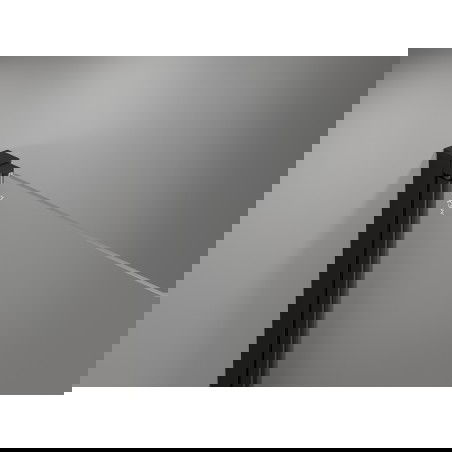 Mexen Mist-B 100 cm Right Hinged Shower Door, Black Grid, Black - 8A2-100-000-70-77-P