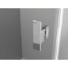 Mexen Mist-B pivot shower enclosure 90 x 80 cm, transparent, chrome - 8A2T-090-080-01-00