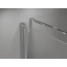 Mexen Mist-B pivot shower enclosure 90 x 80 cm, transparent, chrome - 8A2T-090-080-01-00