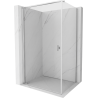 Mexen Mist-B hinged shower enclosure 90 x 85 cm, transparent, chrome - 8A2T-090-085-01-00