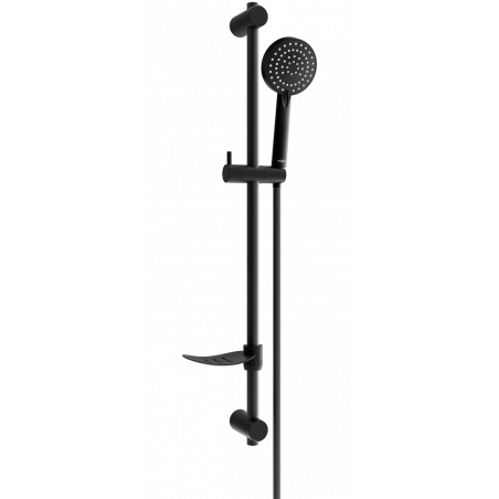 Mexen DF75 sliding shower set, Black - 785754582-70