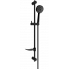 Mexen DF75 sliding shower set, Black - 785754582-70