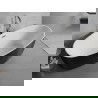 Mexen Lira freestanding bathtub design 170 x 80 cm, white/black, chrome overflow - 52831708075-01