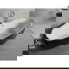 Mexen Lira freestanding bathtub pattern 170 x 80 cm, white/black, gold overflow - 52831708075-50