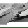 Mexen Lira freestanding bathtub pattern 170 x 80 cm, white/black, overflow gun metal - 52831708075-95
