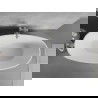 Mexen Lira freestanding bathtub pattern 170 x 80 cm, white/black, brushed nickel overflow - 52831708075-97