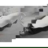 Mexen Lira freestanding bathtub pattern 170 x 80 cm, white/black, brushed nickel overflow - 52831708075-97