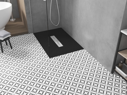 Mexen Toro rectangular SMC shower tray 140 x 70 cm, black - 43707014
