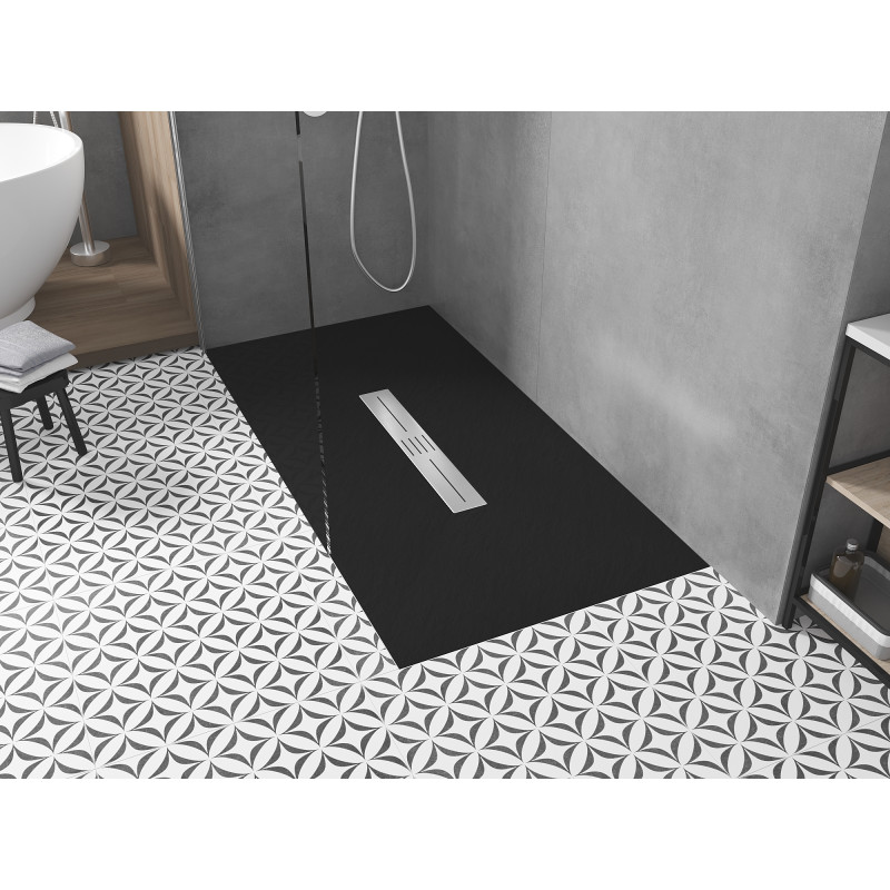 Mexen Toro rectangular SMC shower tray 170 x 70 cm, black - 43707017