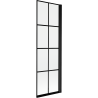 Mexen Mist shower screen 1-wing right 60 x 150 cm, black grid, black - 8A9-060-001-70-77-P
