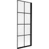 Mexen Mist shower screen 1-wing right 70 x 150 cm, black grid, black - 8A9-070-001-70-77-P