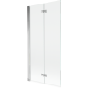 Mexen Mist Shower Screen 2-Panel Left 90 x 150 cm, Transparent, Chrome - 8A9-090-002-01-00-L