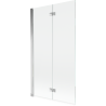 Mexen Mist 2-panel left bath screen 100 x 150 cm, transparent, chrome - 8A9-100-002-01-00-L