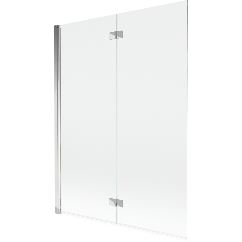 Mexen Mist 2-panel Left Shower Screen 130 x 150 cm, transparent, chrome - 8A9-130-002-01-00-L