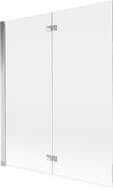 Mexen Mist 2-fold Left Shower Screen 140 x 150 cm, Transparent, Chrome - 8A9-140-002-01-00-L