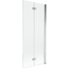 Mexen Mist 2-wing right shower screen 80 x 150 cm, transparent, chrome - 8A9-080-002-01-00-P