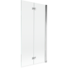 Mexen Mist 2-panel right shower screen 90 x 150 cm, transparent, chrome - 8A9-090-002-01-00-P