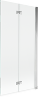Mexen Mist shower screen 2-wing right 90 x 150 cm, transparent, chrome - 8A9-090-002-01-00-P