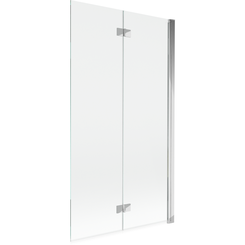 Mexen Mist 2-Panel Right Shower Screen 100 x 150 cm, Transparent, Chrome - 8A9-100-002-01-00-P