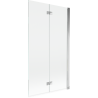 Mexen Mist 2-Panel Right Shower Screen 100 x 150 cm, Transparent, Chrome - 8A9-100-002-01-00-P
