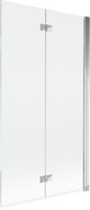 Mexen Mist shower screen 2-wing right 100 x 150 cm, transparent, chrome - 8A9-100-002-01-00-P